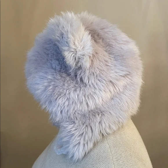 Restoration Hardware LUXE Fur Baby Animal Hood - Grey - 12 Months NWT - Picture 6 of 17